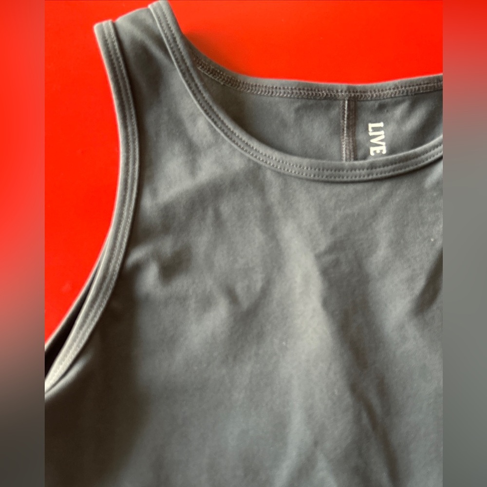 Live the Process Ballet Top Heather Gray M. - Picture 4 of 10